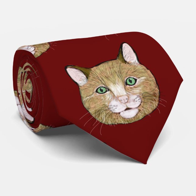 Cat Tie (Rolled)