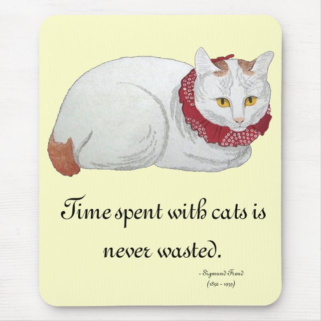 Cat Time Mousepad (Front)