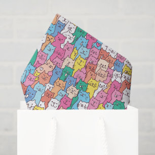 Cat Tissue Paper, Decoupage Kitty Kitten Paper