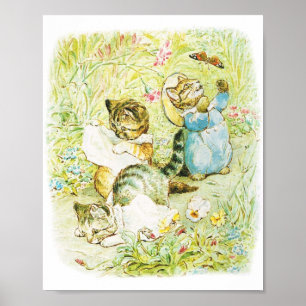 Cat Tom Kitten Poster for Baby & Nursery wall