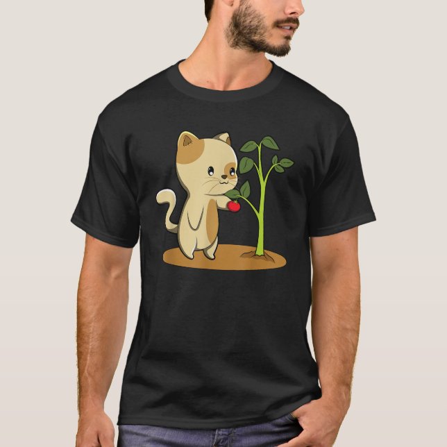 Cat tomato  T-Shirt (Front)