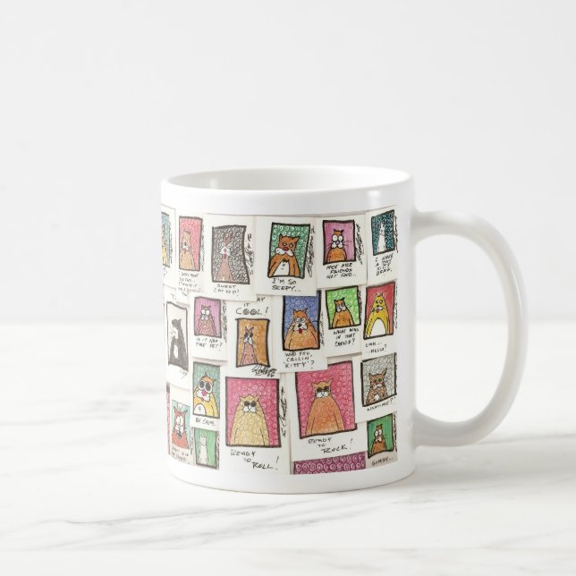 Cat-toons Coffee Mug (Right)
