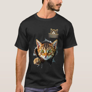 Cat Torn Cloth Kitten Kitty Boys & Girls T-Shirt