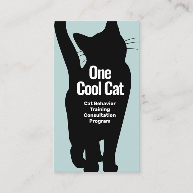  Cat Trainer Behaviorist Business Card (Front)