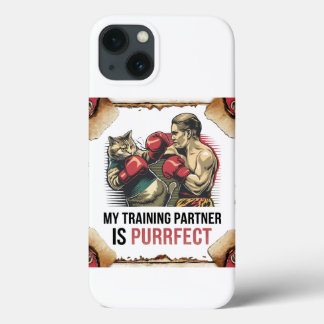 Cat Training Partner Iphone case – Muay Thai