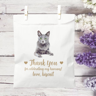 Cat Treat Wedding Favour Bag