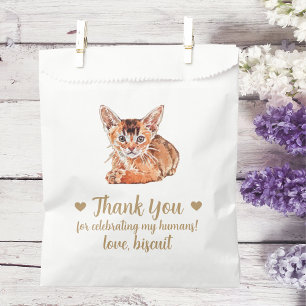 Cat Treat Wedding Favour Bag