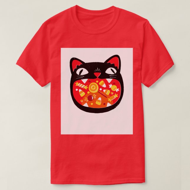 Cat Treats T-Shirt (Design Front)