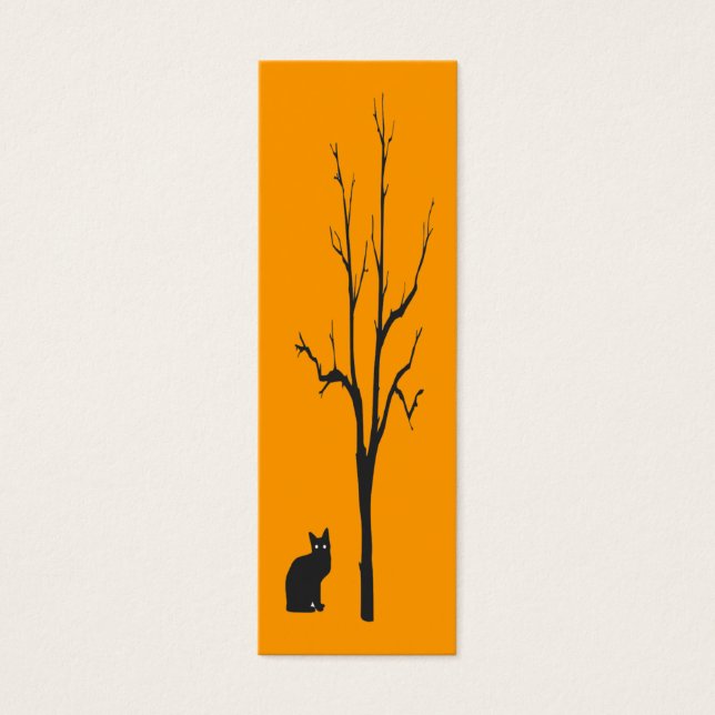 Cat & Tree Bookmark (Front)