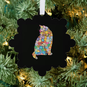 Cat Tree Decoration Card