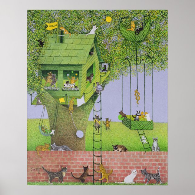 Cat Tree House Poster (Front)