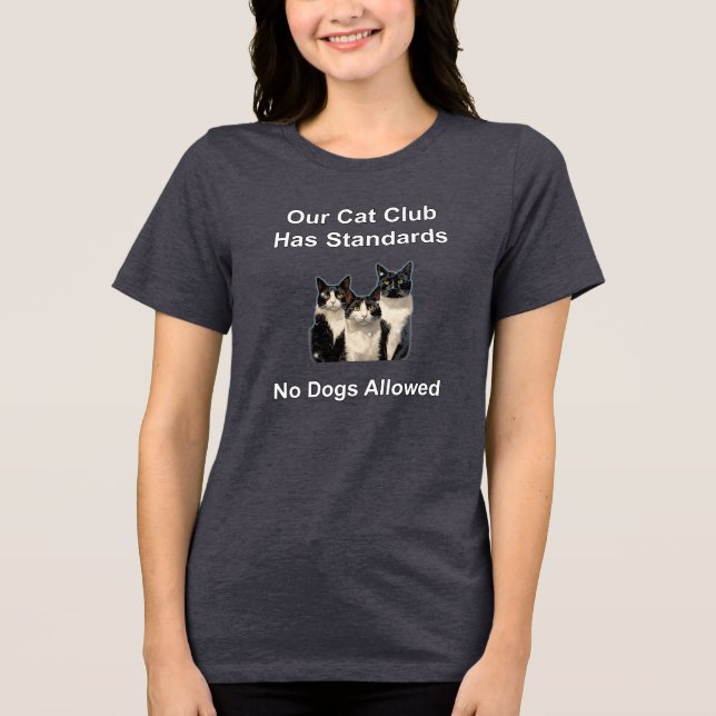 Cat Tri-Blend Shirt (Front)