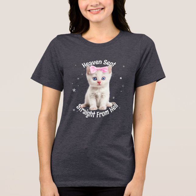Cat Tri-Blend Shirt (Front)