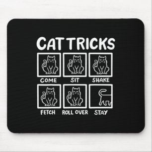 Cat Tricks Funny Cat Lover Gifts For Men Mouse Mat