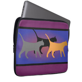 Cat Trio Neoprene Laptop Sleeve