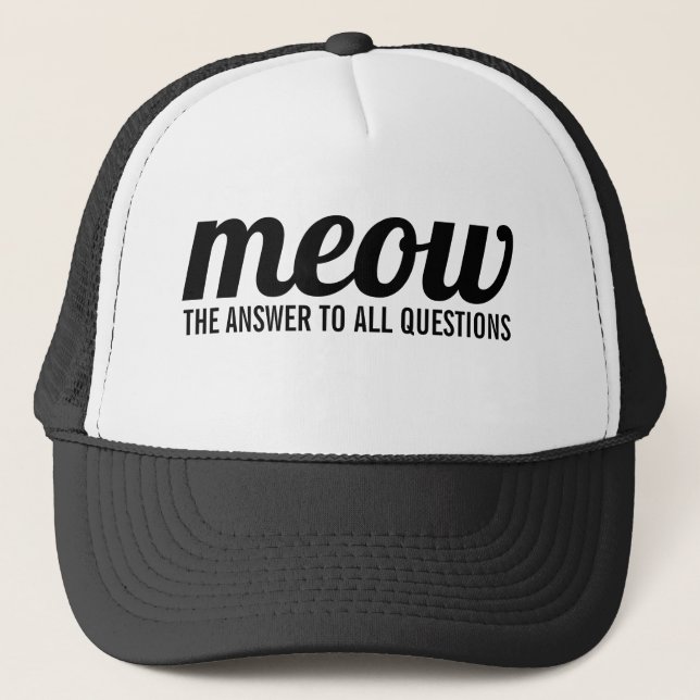 Cat trucker hat (Front)