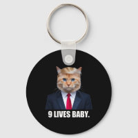 Cat Trump 9 Lives Baby Trump 2024 Win Victory Winn