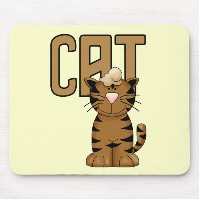 Cat Tshirts and Gifts Mouse Mat (Front)