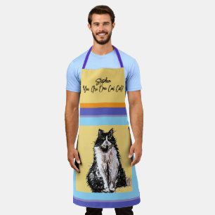 Cat Tuxedo Pastel Cats Womens Pastel Colors Apron