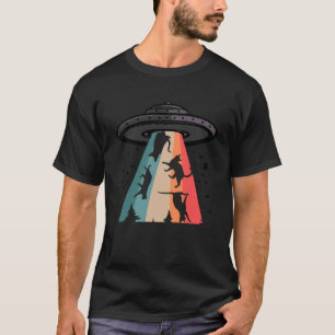 Cat UFO LOL Bye Alien Abduction Flying Cats UFO Ga T-Shirt