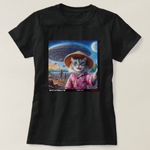 Cat UFO Selfie: Gift From The Kitten #11 T-Shirt