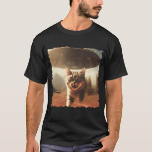 Cat UFO Selfie: Invasion / Herren Tshirt #3