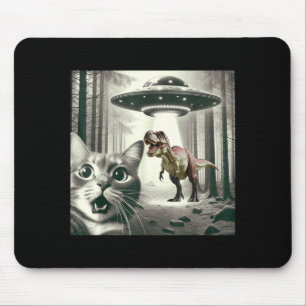 Cat UFO T Alien Dinosaur Selfie Rex Mouse Mat