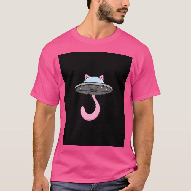 Cat Ufo T-Shirt (Front)