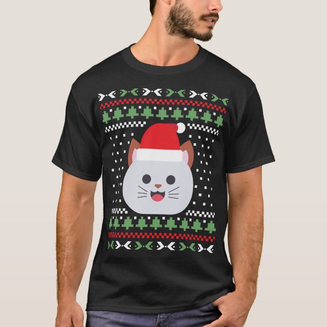 Cat Ugly Christmas Sweater (Front)