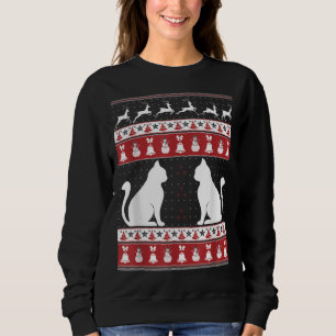 Cat Ugly Christmas Sweater Xmas