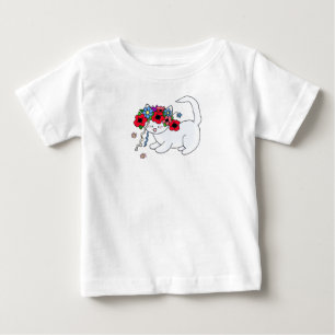 Cat Ukrainian Folk Art Baby T-Shirt