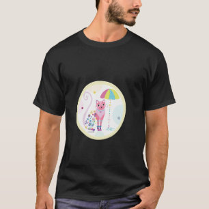 Cat under umbrella T-Shirt