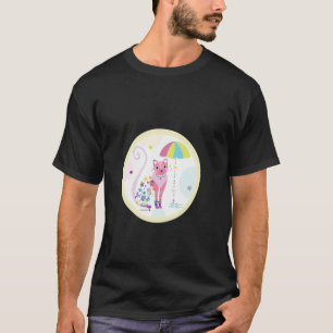Cat under umbrella T-Shirt