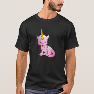 Cat Unicorn Cat Kitten  For Women and Kids T-Shirt