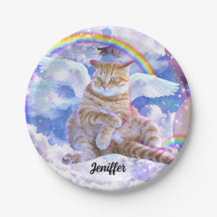 Cat Unicorn - Caticorn                             Paper Plate