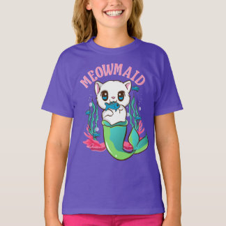 Cat Unicorn Meowmaid T-Shirt