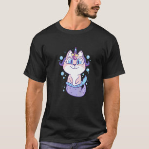 Cat Unicorn Mermaid T-Shirt