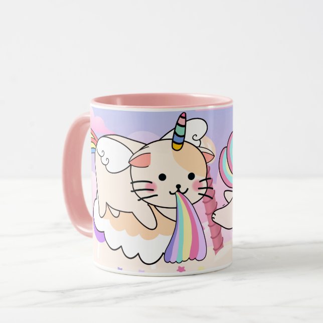 Cat Unicorn   Mug (Front Left)