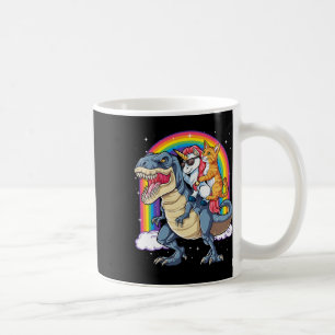 Cat Unicorn Riding Dinosaur T Rex Kitten Lover Spa Coffee Mug