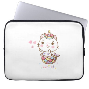 Cat Unicorn shirt - Unicat Mermaid Cat I believe i Laptop Sleeve