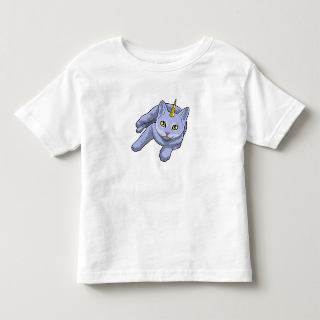 Cat Unicorn Toddler T-Shirt (Front)
