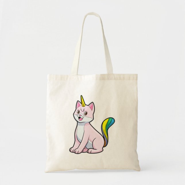 Cat Unicorn Tote Bag (Front)