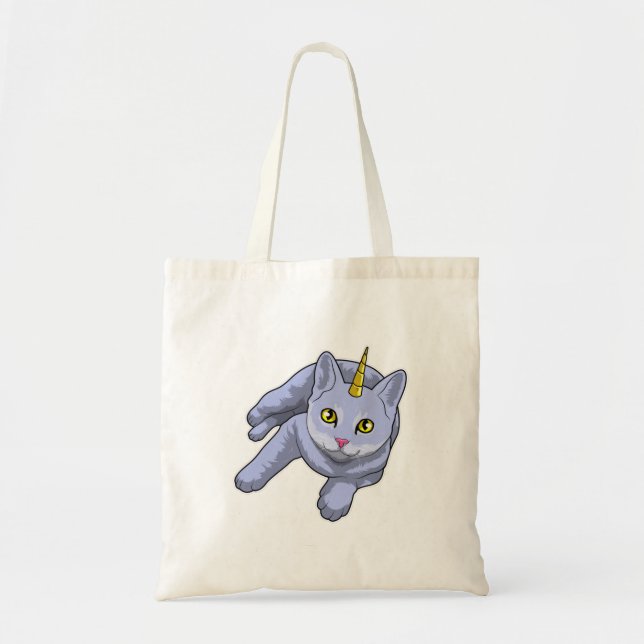 Cat Unicorn Tote Bag (Front)