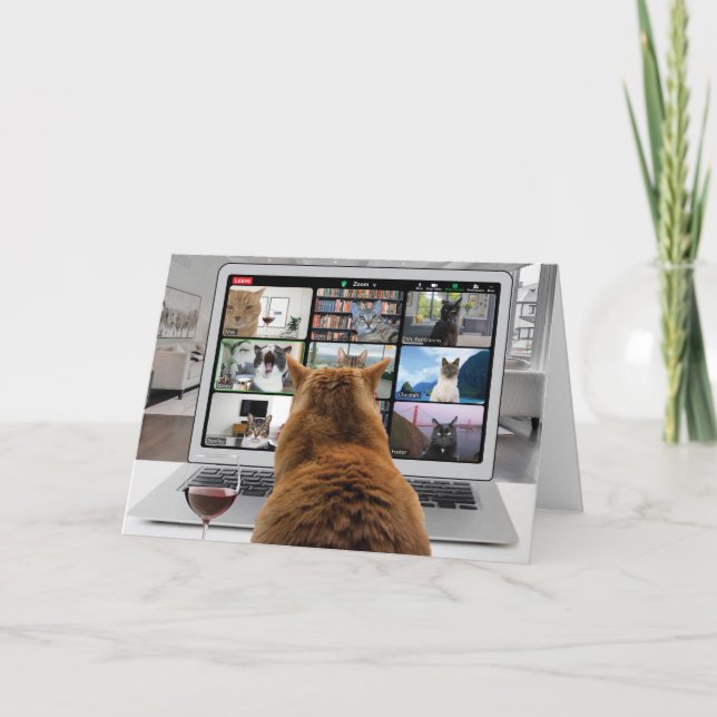 Cat valentine card (Front)