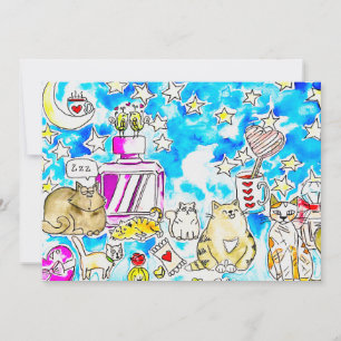 Cat Valentine Invitation