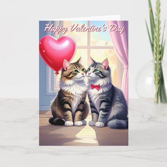 Cat Valentine's Day Card (Front)