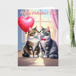 Cat Valentine's Day Card
