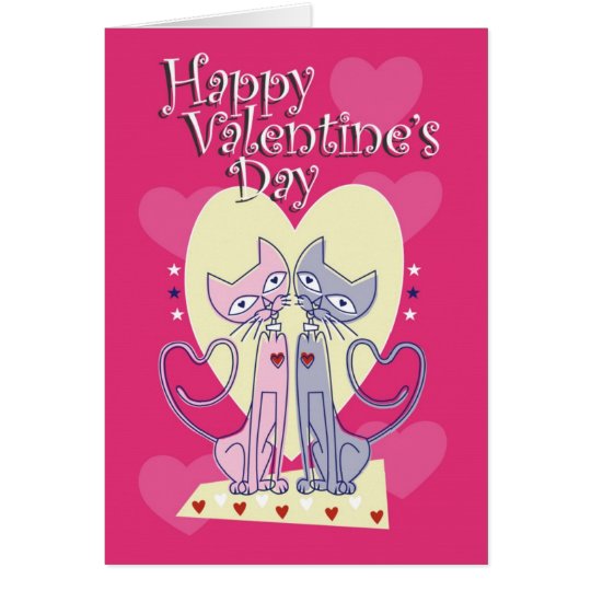 Cat Valentine's Day Card