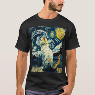 Cat Van Gogh - Cat Art Lover T-Shirt