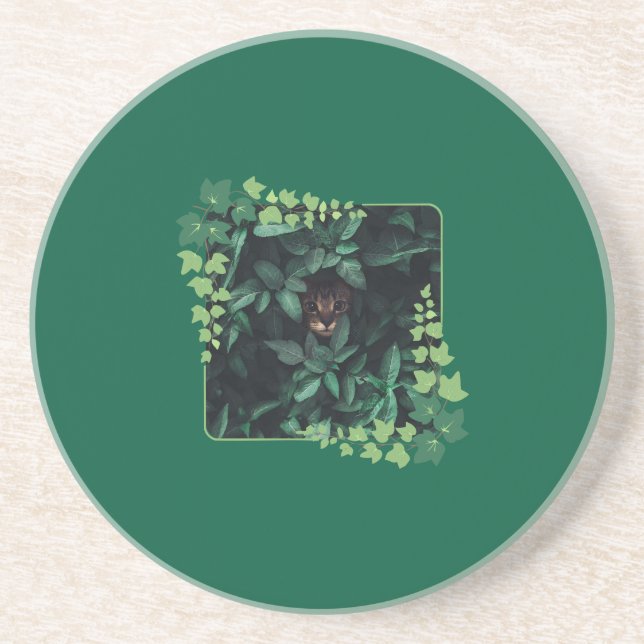Cat vibes coaster (Front)